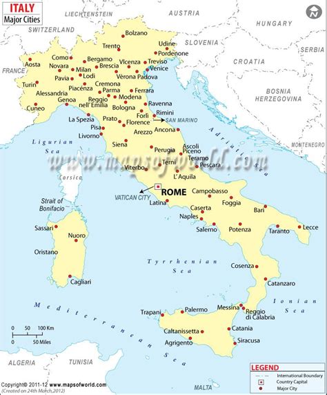 Map of Italy Cities | Cities in Italy | Northern italy map, Italy map ...