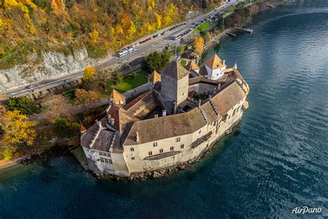 Chillon Castle from above