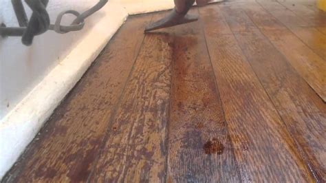 How to refinish your hardwood floors without sanding part 2 | Refinish wood floors, Refinishing ...