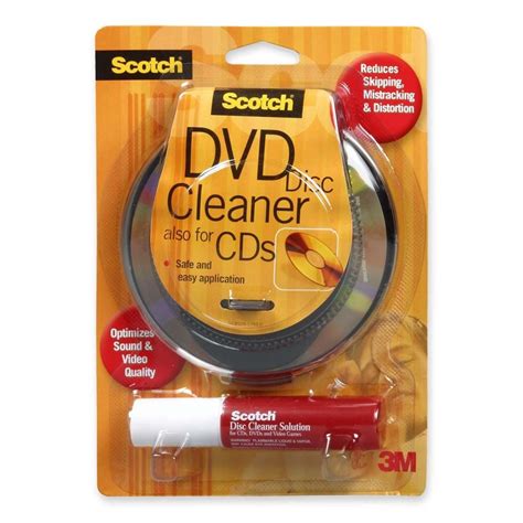 Scotch Disc Cleaner for CDs and DVDs | OfficeSupply.com