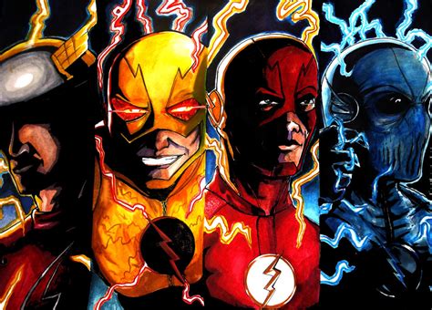 The Speedsters of The Flash by samrogers on DeviantArt