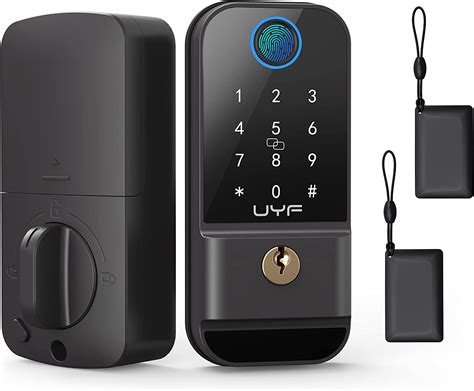 Keyless Entry Door Lock, UYF Fingerprint Door Locks with Keypads ...