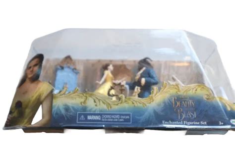 DISNEYS BEAUTY AND The Beast Live Action Enchanted Figurine Set,New $18.00 - PicClick