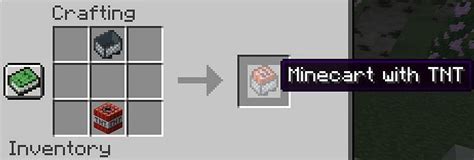 Minecart with TNT in Minecraft