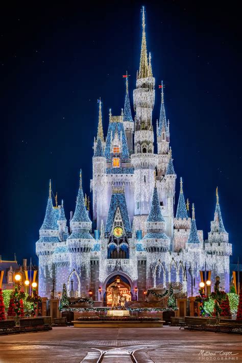 Cinderella Castle Christmas Lights