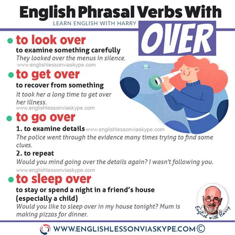 English Phrasal Verbs with Over - Learn English with Harry 👴