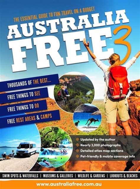 Australia Free 3 Travel Guide Books Caravan Camping MAP 4WD Holiday ...