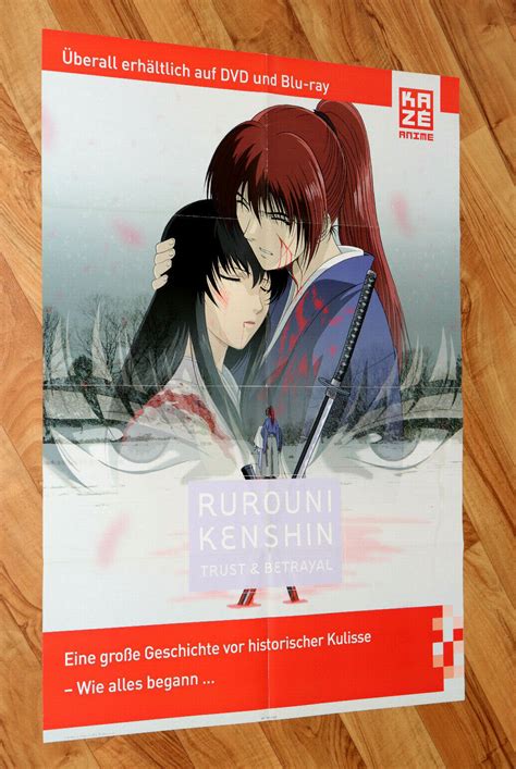 Rurouni Kenshin Trust & Betrayal Manga Anime Poster Rare Promo Poster 84x59cm | eBay