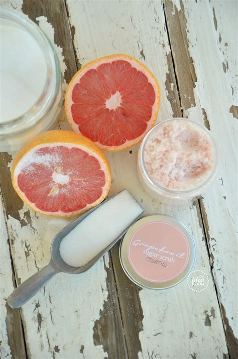 Grapefruit Sugar Scrub - The Idea Room