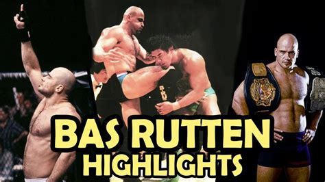 Bas Rutten Kickboxer/Karate Fighter - Highlights - YouTube