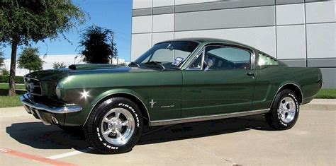 Ivy Green 1965 Ford Mustang Fastback