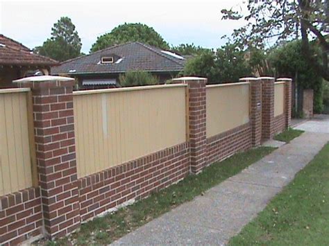 Modern Brick Wall Fence Designs – HOMYSTYLE