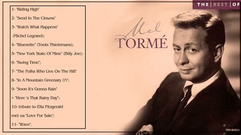 Best Mel Tormé Songs - Mel Tormé Greatest Hits Full Album - Mel Tormé ...