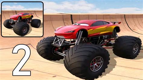 Monster Truck Mega Ramp Stunt - Gameplay Walkthrough Part 2 - YouTube