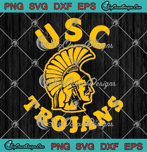 USC Trojans Vintage Tournament Logo SVG, USC University Of Southern ...