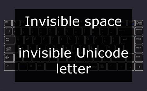 Invisible Text: Use this invisible Unicode letter on Nick, Whatsapp ...