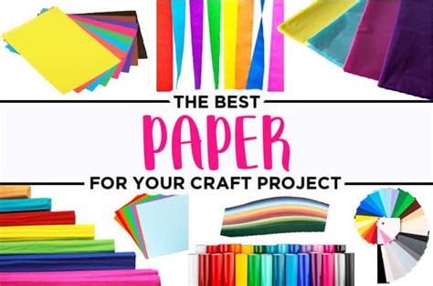 Different Types of Paper For Your Craft Projects - Made with HAPPY