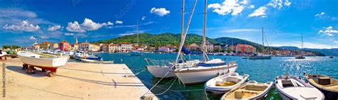 Stari Grad on Hvar island panoramic view Stock Photo | Adobe Stock