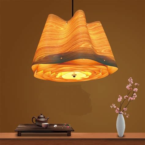 Southeast Asian style Pendant Lights veneer creative personality living room lamps corridor ...