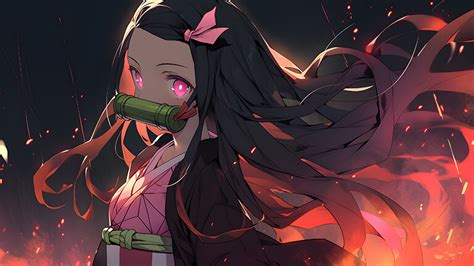 Nezuko Demon Slayer Hd Desktop Wallpaper