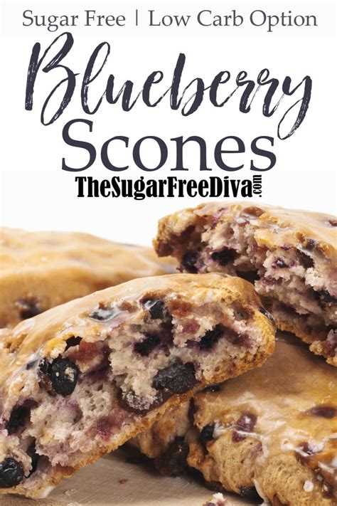 Easy and Delicious No Sugar Added Blueberry Scone Recipe