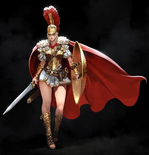 ArtStation - Ancient Roman Armor, Han Park | Roman armor, Warrior woman ...