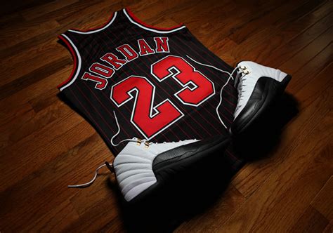 Michael Jordan Bulls Jersey Black Pinstripe Buy | SneakerNews.com