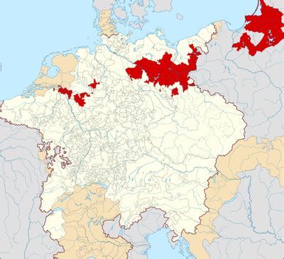 1618 - The Margraviate of Brandenburg and the Duchy of Prussia combine ...