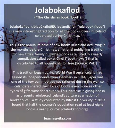 Jolabokaflod, interesting tradition of gifting books during Christmas ...