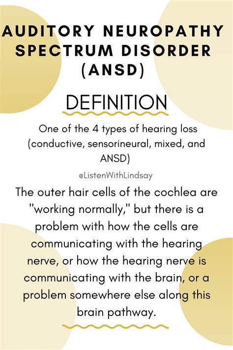 What is Auditory Neuropathy Spectrum Disorder? – Listen With Lindsay