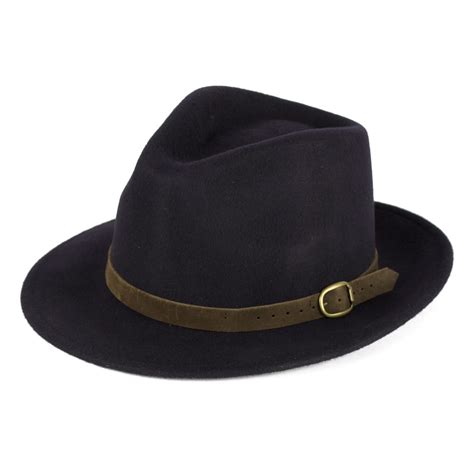 Men's Ladies Handmade Fedora Hat Made In Italy 100% Wool Felt With Leather Band | eBay