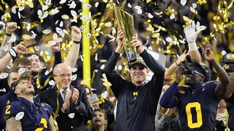 Michigan overpowers Washington 34-13 as Jim Harbaugh delivers a ...