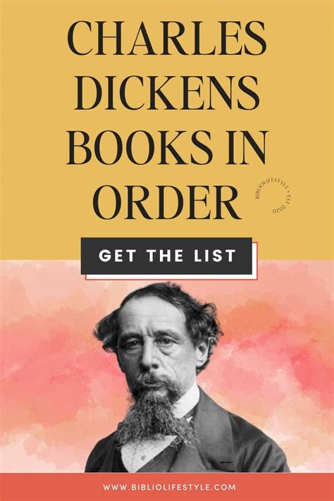 BiblioLifestyle | Charles Dickens Books in Order: Complete List with ...