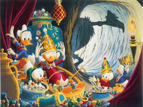 In the Cave of Ali Baba by Carl Barks Limited Edition Lithograph