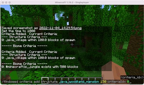 Seed Finder - Screenshots - Minecraft Mods - CurseForge