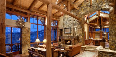 Cabin interior design, Luxury cabin interior, Vacation home