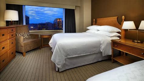 Club Double Room. Image Source: Sheraton Seattle Hotel