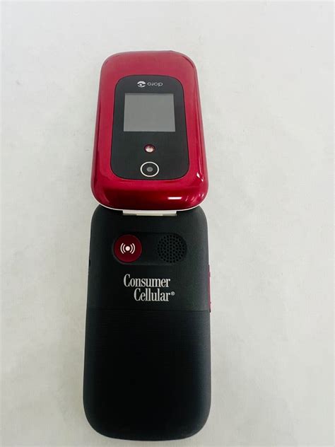 Doro 7050 - DFC-0180 - Burgundy/Black (Consumer Cellular) Unlocked Flip Phone RB 855785008037 | eBay