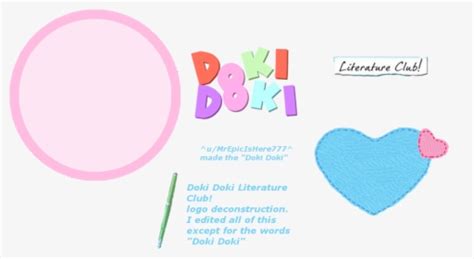 Oc Fanart3d Logo - Doki Doki Literature Logo, HD Png Download , Transparent Png Image - PNGitem