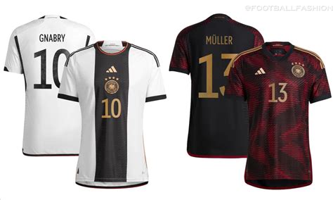 Germany World Cup 2022 adidas Home and Away Kits - FOOTBALL FASHION