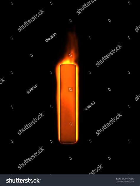 3d Fire Alphabet Letter Stock Illustration 290498219 | Shutterstock