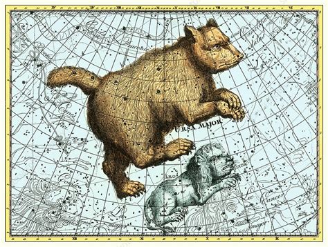 Ursa Major constellation, Bode Star Atlas - Stock Image - C006/6407 - Science Photo Library