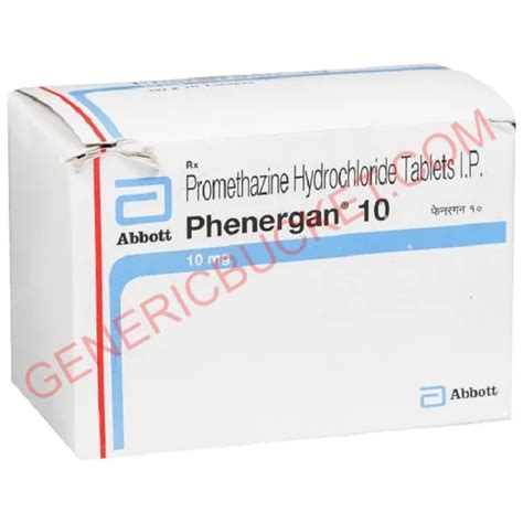 Phenergan 10MG Tablet | Promethazine (10mg) | genericbucket