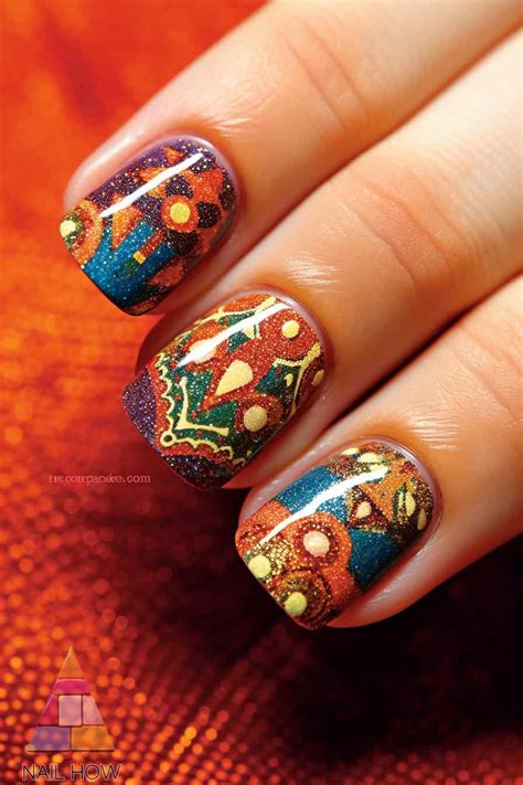 Fiesta at Your Fingertips: Colorful Mexican Nail Designs - nailhow