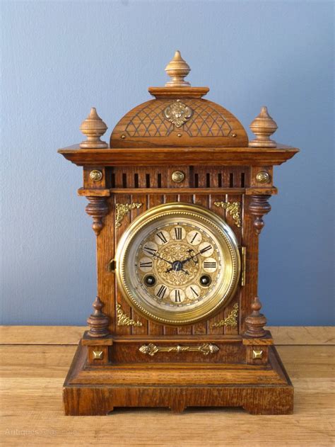 Antiques Atlas - Late Victorian Junghans Mantle Clock