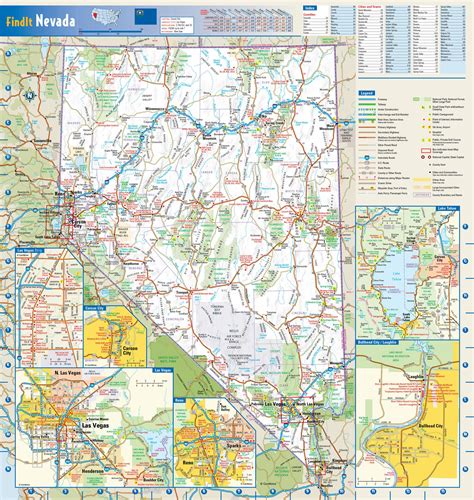 Large Nevada Maps for Free Download and Print | High-Resolution and ...