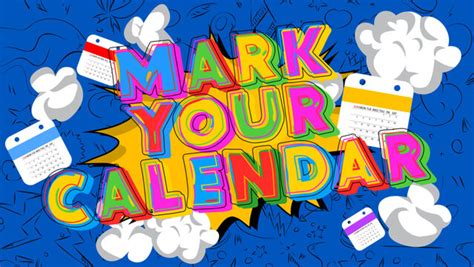 Mark Your Clipart Calendar Clipart - Mark Your Calendar - Clip Art Library