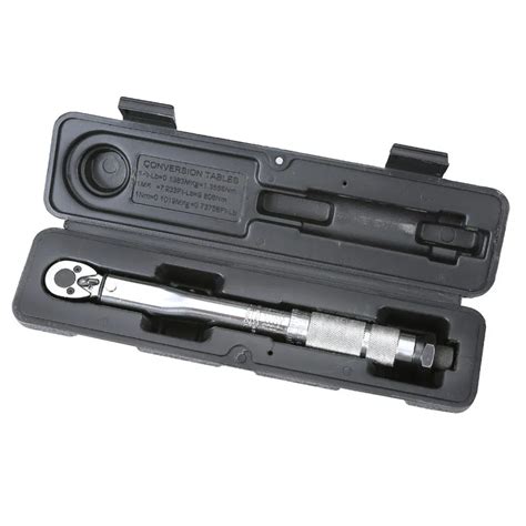 Precision Adjustable Torque Wrench With 1/4 Inch Spanner And 5 25NM Mirror Surface In Plastic ...