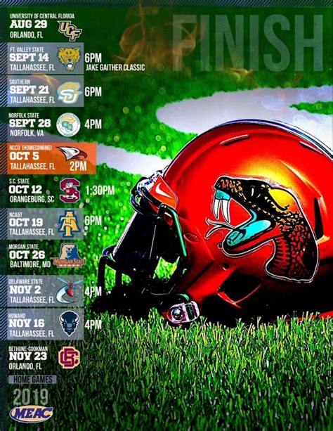 FAMU releases football schedule for 2019 season – The Famuan