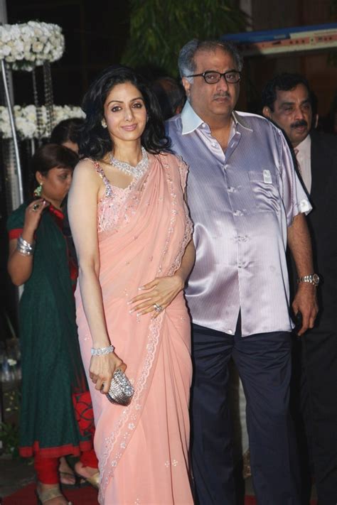 Sridevi with husband Boney Kapoor at wedding reception of Esha Deol in ...